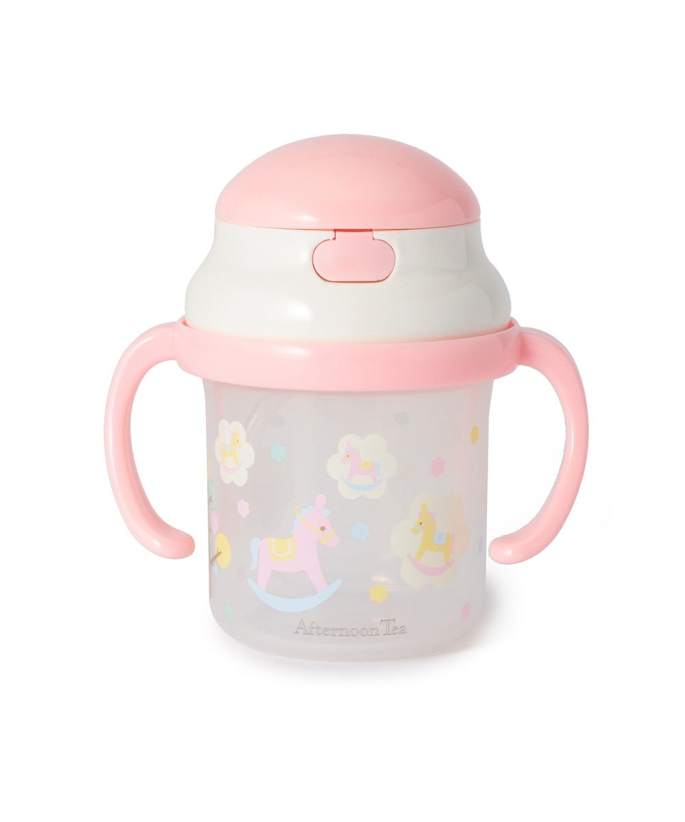 Horse pattern straw mug cup (for babies)