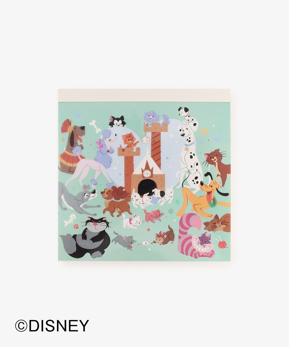 文房具・ステーショナリー小物 スクエアメモ/Disney CATS＆DOGS COLLECTION