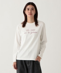 プリントロングスリーブTシャツ